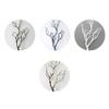 ARTIBETTER 3pcs Halloween Flowers Antler Shaped Tree Branch Fake Tree Branch Nativity Ornaments Retro Decor Tree Branches Ornament Fake Branches for Decoration White Decor Artificial Headband view 1