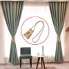 1Pc Room Accessories Tassel Curtain Tieback Fringe Handmade Curtain Tie Backs Hanging Ball Buckle Rope Curtains Holder Bandage,Silver view 4