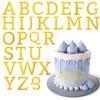 Acrylic Alphabet Cake Topper, Gold Cake Letters Decoration DIY Personalized Name Cupcake Toppers with A-Z Letter Set for Baby Shower Birthday Party Wedding Graduation Cake Decoration (Gold Uppercase) view 1