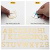 Acrylic Alphabet Cake Topper, Gold Cake Letters Decoration DIY Personalized Name Cupcake Toppers with A-Z Letter Set for Baby Shower Birthday Party Wedding Graduation Cake Decoration (Gold Uppercase) view 3