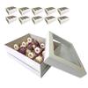 Olbaa Premium 10-Pack Tall Cupcake Boxes with Window - Holds 12 Tall Cupcakes (Up to 4 Inches) - Strong & Stylish Cupcake Carrier - Fully Opens into Serving Tray view 1