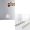 Toilet Brush and Holder Toilet Brush Glossy Ceramic Toilet Brush With Stand Toilet Brush Design Toilet Brush Household Bathroom Cleaning No Dead Toilet Brush Set White Deep Cleaning Every Corner view 4