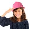 Sumind 48 Packs Construction Party Hats Kids Plastic Worker Helmet Bulk Toy for 3-8 Years Children Dress up Party Supplies (Pink) view 4