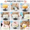 300 PCS Cake Decorating Kit, Cake Decoration Supplies, Baking Accessories Tools Set, Cake Turntable Stand Frosting Piping Bags Icing Tips Nozzles Spatulas Smoothers Cookie Cutters Cupcake Muffin Cups view 4