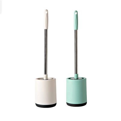 Toilet Brush and Holder Toilet Brush With Holder Set Toilet Brush Holder Good Grips Toilet Scrubber Brush Strong Bristles For Bathroom Toilet Easy Cleaning Green White Deep Cleaning Every Corner