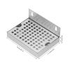 Beer Drip Tray, Stainless Steel Wall Mount Kegerator Beer Tower Drip Pan Surface Drip Tray for Homebrew Kegging Club Bar Cafe view 2