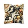 4th House in Virgo Tufted Floor Pillow, Square 30"  30" view 2