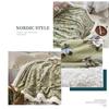 Aesthetic Floral Fleece Thick Warm Blanket for Winter, Cozy Luxury Plush Bed Blankets, Warm and Cozy Fuzzy Blanket (Green,80x90) view 3