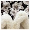 Aesthetic Floral Fleece Thick Warm Blanket for Winter, Cozy Luxury Plush Bed Blankets, Warm and Cozy Fuzzy Blanket (Black Rose,80x90) view 3