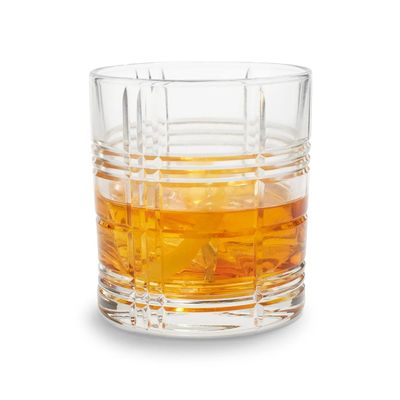 Sur La Table Tate Double Old Fashioned Glasses, Clear