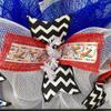 Pride Wreath Love is Love Handmade Deco Mesh. Available in 24 inch and 28 inch diameters. view 3