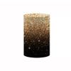 AOSTO Party Props Cylinder Fabric Cover Birthday Wedding Bridal Shower Golden Black Leaves Frame Design Soft and Washable Thickened Elastic Cloth view 2