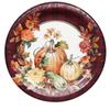 Fall Gather/Harvest Microwave Safe Paper Plate Set (Dinner & dessert Plate with Napkins BULK) view 3