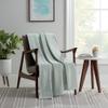 Aston & Arden Chenille Throw Blanket - 100% Ringspun Cotton All Season, Luxury Hotel Quality, Soft on Skin, Breathable, Heavyweight 400 GSM for Bed, Sofa, and Chair, Queen, Pistachio Green view 2
