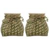 Zerodeko 2pcs Handmade Woven Storage Basket Household Organizer for Flower Arrangements Multi-purpose Use Rustic Design for Fruits Storage Random Style view 1