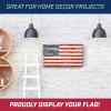 GoSports REAL GRAIN XL Wooden Wall Art - 38" x 22" - America, Texas or California view 2