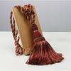 1Pc Tassel Curtain Tiebacks Home Decoration Handmade Curtain Holders Clips Hanging Balls Curtain Accessories Curtain Tie Backs,red,4pcs view 1