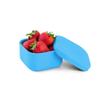 OmieBox Silicone Leakproof Snack Containers To Go, Food Storage Containers with Lid, School Lunch Bento Container - BPA Free, Airtight, Dishwasher and Freezer Safe, Oven Safe - 9.4 ounces (Blue) view 1