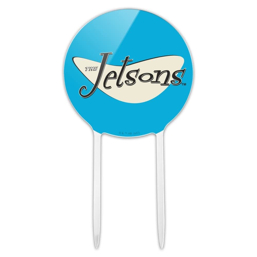 Acrylic The Jetsons Logo Cake Topper Party Decoration for Wedding Anniversary Birthday Graduation
