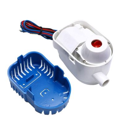 wrtgerht Mini Power Small Pump 12V/24V Automatic Bilge Water Pump for Submersible Auto Pump with Float Switch Sea Boat Marine Bait Tank Fish (Voltage : B 24V 1100GPH)