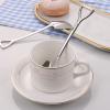10Pcs Shovel Spoons Stainless Steel Spoon Reusable Dessert Spoons for Coffee Tea Ice Cream Fruit Sugar Cake(Silver) view 4