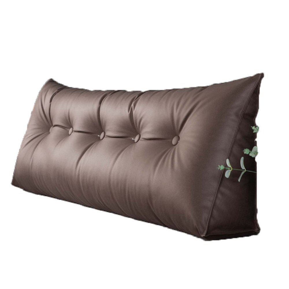 Bed Backrest Pillow Headboard 31820inch, Triangular Reading Pillow Large Bolster Headboard, Wedge Pillow for Bed Wall, with Removable Cover, for Day Bed Bunk Bed