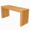APRTAT Bamboo Dining Bench, 35 inch Farmhouse Decor Indoor Kitchen Table Bench, Entryway Shoe Rack Bench Solid Bamboo Benches for Living Room, Hallway, Bedroom, Bathroom view 1