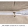 Bed Backrest Pillow Headboard 39820inch, Triangular Reading Pillow Large Bolster Headboard, Wedge Pillow for Bed Wall, with Removable Cover, for Day Bed Bunk Bed view 3