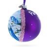 Park City Ski Resort, Utah, USA Glass Ball Christmas Ornament 4 Inches view 3
