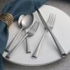 Alata Bailey 20-Piece Forged Stainless Steel Flatware Set Cutlery Set,Service for 4,Matte Satin Finish,Dishwasher Safe view 2