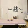 Spa Foot Massage Wall Sticker  Elegant Removable PVC Wall Art with Foot Care Theme  Great for Decorating Salons, Wellness Clinics, or as a Gift for Therapists 39"x16" (JWH327-Foot Care) view 3