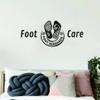 Spa Foot Massage Wall Sticker  Elegant Removable PVC Wall Art with Foot Care Theme  Great for Decorating Salons, Wellness Clinics, or as a Gift for Therapists 39"x16" (JWH327-Foot Care) view 4