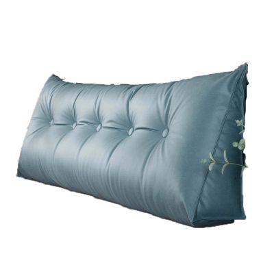Bed Backrest Pillow Headboard 39820inch, Triangular Reading Pillow Large Bolster Headboard, Wedge Pillow for Bed Wall, with Removable Cover, for Day Bed Bunk Bed