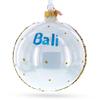 Bali, Indonesia Glass Ball Christmas Ornament 4 Inches view 3