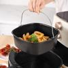 7 inch Air Fryer Cake Barrel, Square Iron Nonstick Baking Dish Fryer Bread Baking Basket Pizza Plate Grill Pot Mat for HD9925 / HD9860 / HD9905/01 view 4