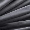 CAMZ Velvet Bed Headboard Cover for Queen King Full Size, Stretch Headboard Slipcover Soft Dustproof Protector Cover Bed Head Cover for Bedroom (Black,Full Headboard Length 43-55in) view 4