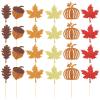 24pcs Thanksgiving Cake Decor Delicate Cupcake Toppers Picks for Festive Parties Food-grade Material for Safe Decorating for Thanksgiving Day Cakes Desserts view 1