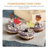 24pcs Thanksgiving Cake Decor Delicate Cupcake Toppers Picks for Festive Parties Food-grade Material for Safe Decorating for Thanksgiving Day Cakes Desserts view 3