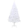 Artificial Holiday Christmas Pine Tree, for Home, Office, Party Decoration,Easy Assembly, Artificial Christmas Tree with Thick Branches White 59.1" PVC view 2