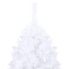 Artificial Holiday Christmas Pine Tree, for Home, Office, Party Decoration,Easy Assembly, Artificial Christmas Tree with Thick Branches White 59.1" PVC view 3