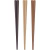 264826 Chopsticks Dishwasher-Safe, 9.1 inches (23 cm), Set of 3 Colors, Resin, Commercial Use, For Visitors, Farthest Angle, Made in Japan view 1