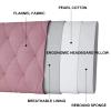 Flannel Headboard Cushion Positioning Support Reading Wedge Pillow Headboard Backrest Sponge Filled Upholstered for Dorm Room Day Bed Bunkbed,A,with headboard 78.7"/200cm view 2