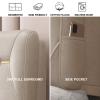 King Size Headboard Backrest Wall Pillow Large Bolster Support Reading Pillow Wedge Lumbar Cushion for Day Bed Bunk Bed Bench with Removable Cover,A,No headboard King 79" view 2