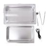 14QT Stainless Buffet Catering Chafing Dish Food Tray 14L Buffet Food Tray Tablespoon Food Clip Set Home Kitchen Tool for Wedding Parties Banquet Catering Events view 4