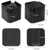 BTSD-home Adjustable Bed and Furniture Risers Elevator up to 3 or 4 inch Heavy Duty Bed Risers for Dorm Table Couch Sofa Wheels Suitable 8 Pack view 2