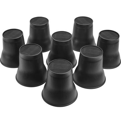 BTSD-home Bed Risers 6 Inch, Heavy Duty Round Furniture Risers for College Dorm Bed, Sofa, Couches & TV Stands, Non-Slip Bed Lifts for Underbed Storage, Set of 8