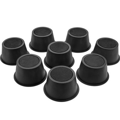 BTSD-home Round Bed Risers 3 Inch, Heavy Duty Furniture Risers for Bed, Sofa & Table, Circular Bed Lifts for Underbed Storage, 2.5" Lift, 4000 lbs Capacity, Set of 8