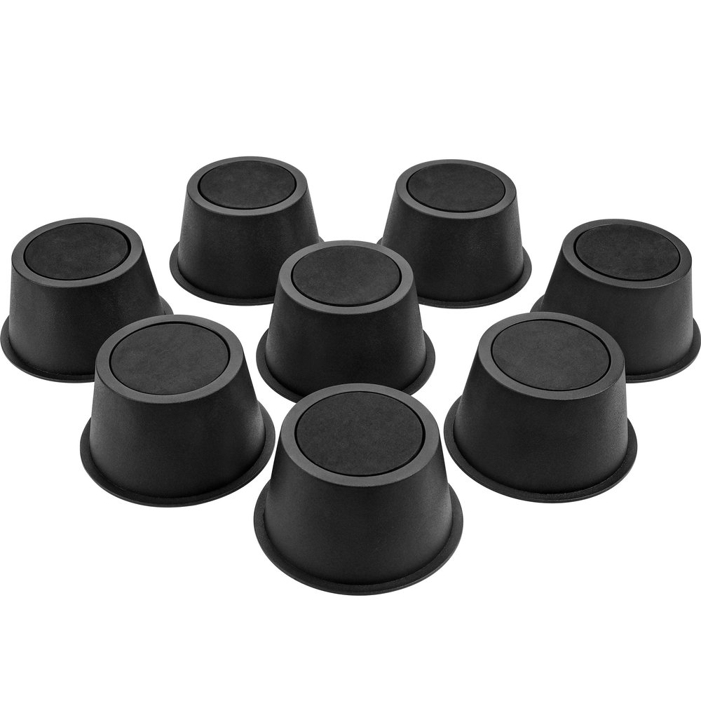 BTSD-home Round Bed Risers 3 Inch, Heavy Duty Furniture Risers for Bed, Sofa & Table, Circular Bed Lifts for Underbed Storage, 2.5" Lift, 4000 lbs Capacity, Set of 8