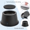 BTSD-home Round Bed Risers 3 Inch, Heavy Duty Furniture Risers for Bed, Sofa & Table, Circular Bed Lifts for Underbed Storage, 2.5" Lift, 4000 lbs Capacity, Set of 8 view 3