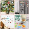 20PCS Hanukkah Thick Gel Clings Chanukah Window Gel Clings Decals Stickers for Kids Toddlers and Adults Home Airplane Classroom Nursery Winter Holiday Party Supplies Decorations Removable and Reusable view 4